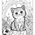 Cat Coloring Pages For Kids Adults World Of Printables