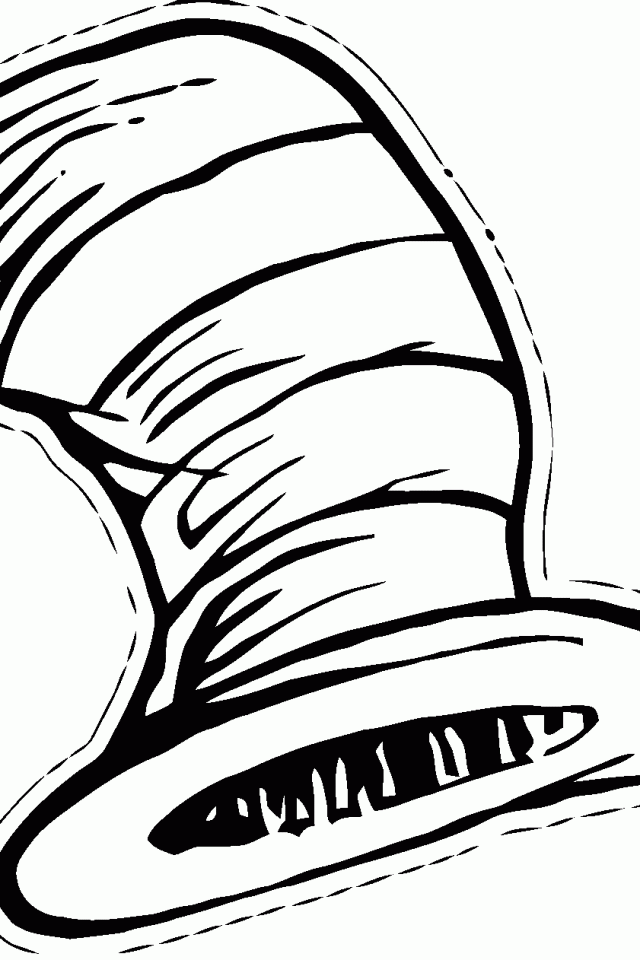Cat In The Hat Coloring Pages Coloring Home
