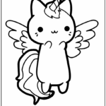 Cat Unicorn Printable Coloring Pages Unicorn Cat Coloring Pages