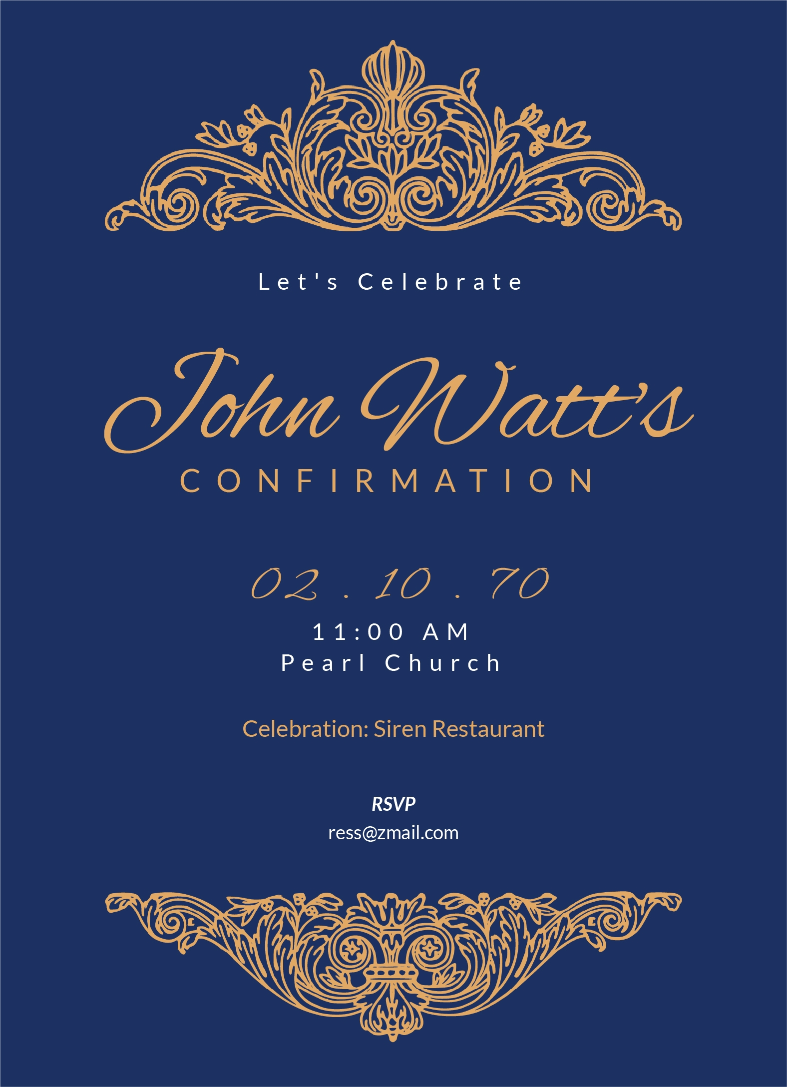 Catholic Confirmation Invitation Template In PSD Illustrator PDF 