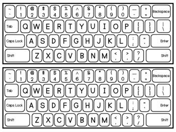 printable keyboard worksheet