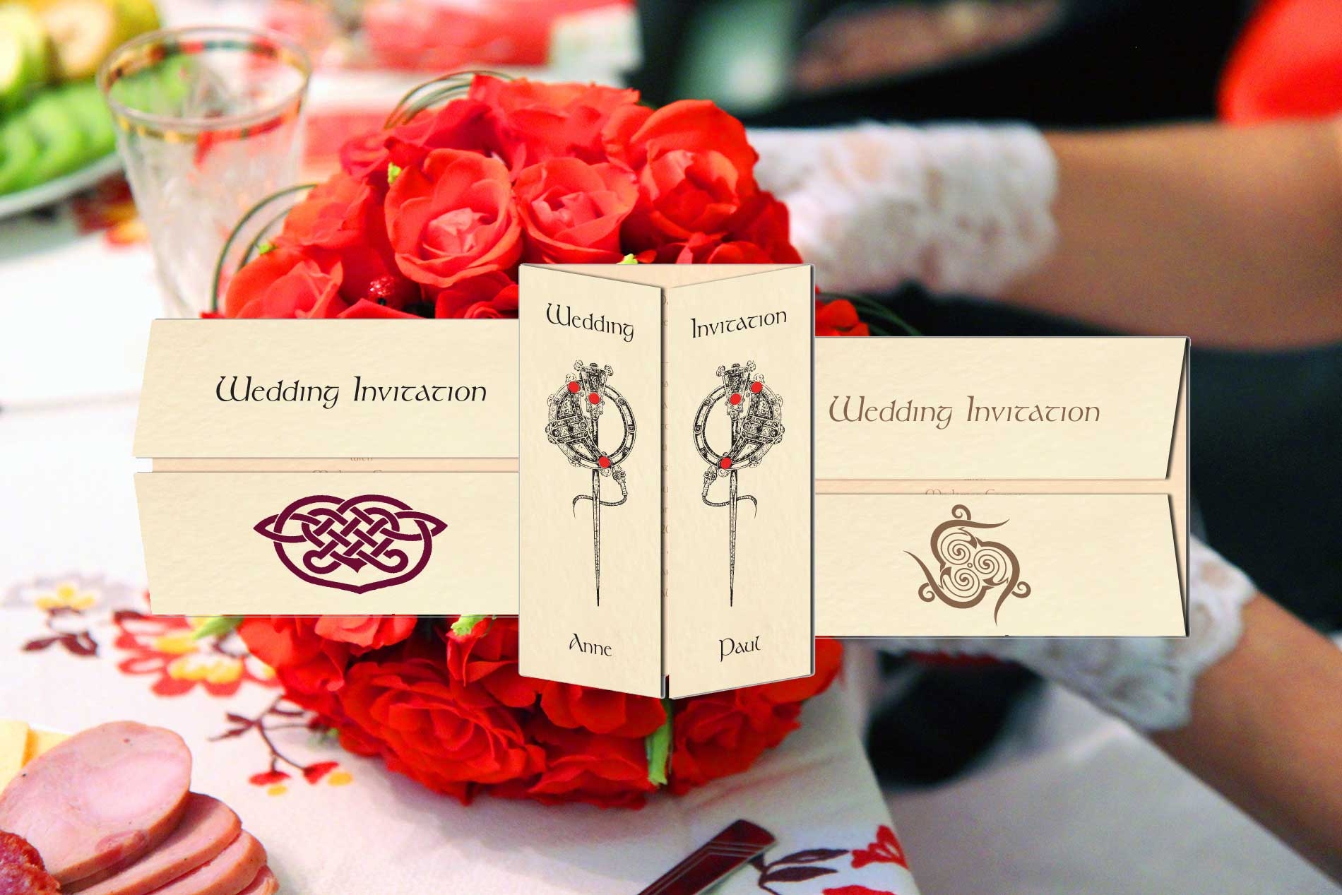 Celtic wedding invitations Wedding Stationery