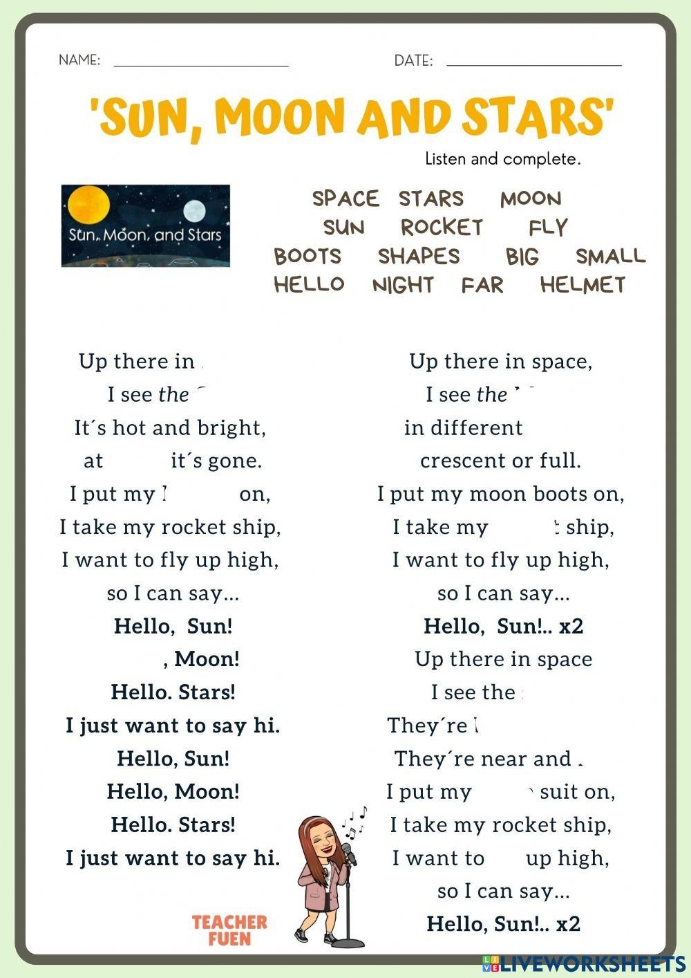 super star worksheet