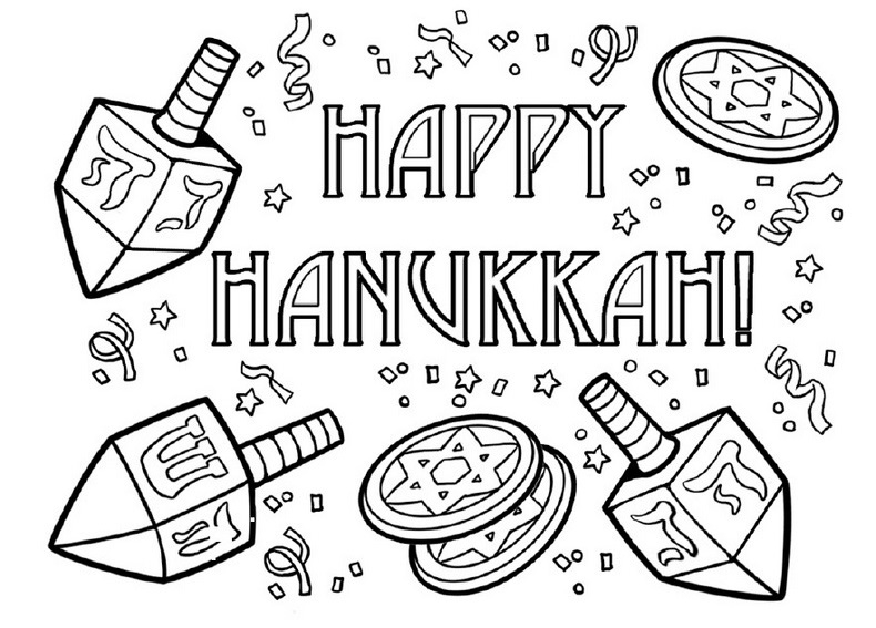 Chanukah Coloring Pages