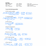 Chemistry Practice Problems Compound Unit Conversions Get