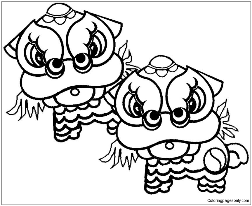 Chinese New Year Coloring Pages