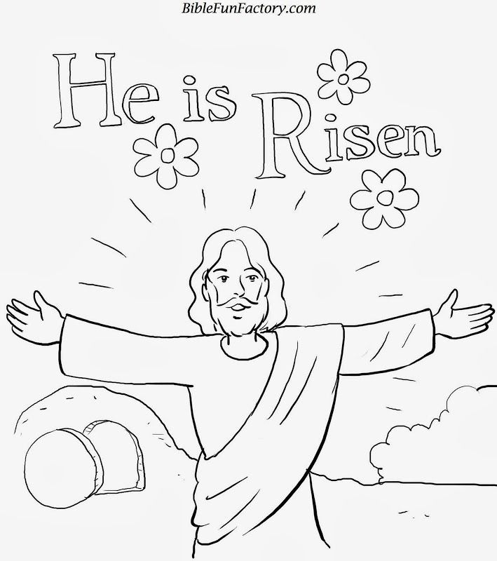 Christian Easter Coloring Pages Coloring Home