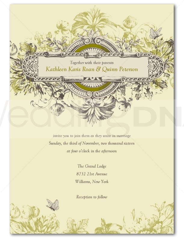Christian Wedding Invitation