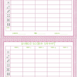 Christmas Bunco Score Sheets Free Bunco Bunco Score Sheets