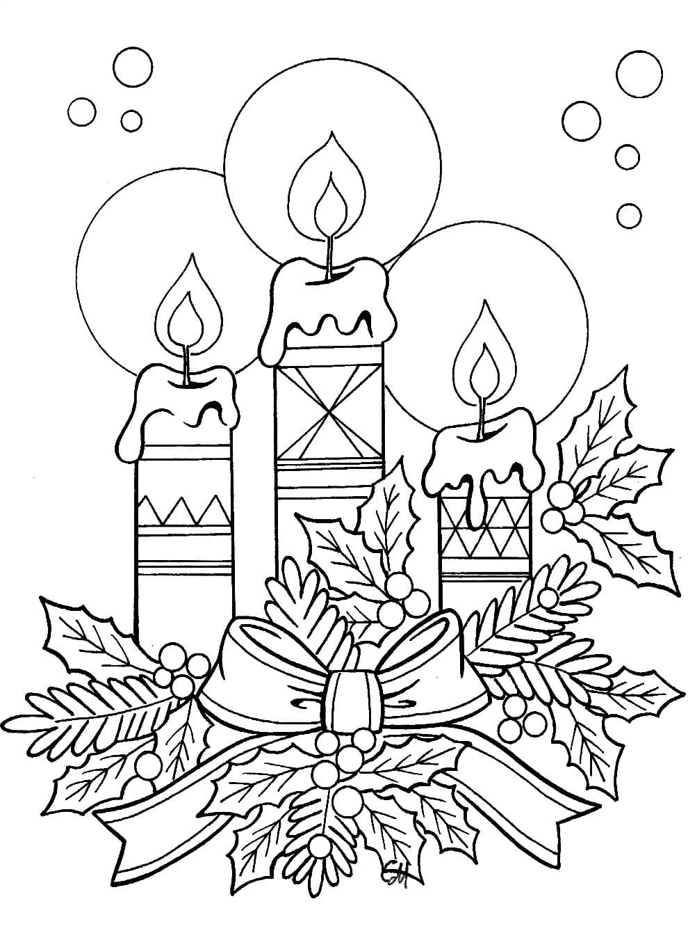Christmas Coloring Page