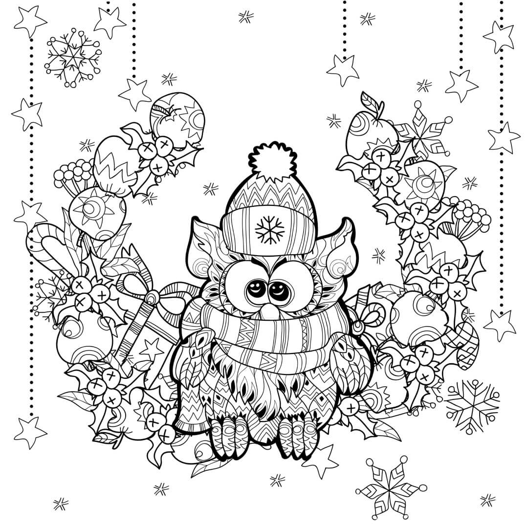 Coloring Pages For Adults Christmas