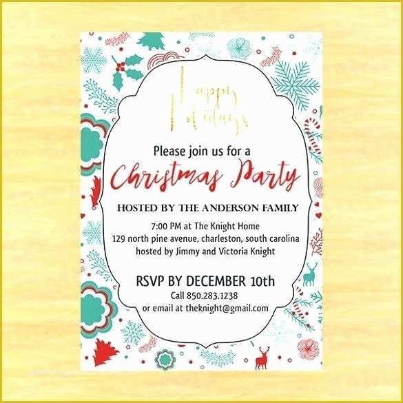 Christmas Email Invitations Templates Free Of Christmas Email 