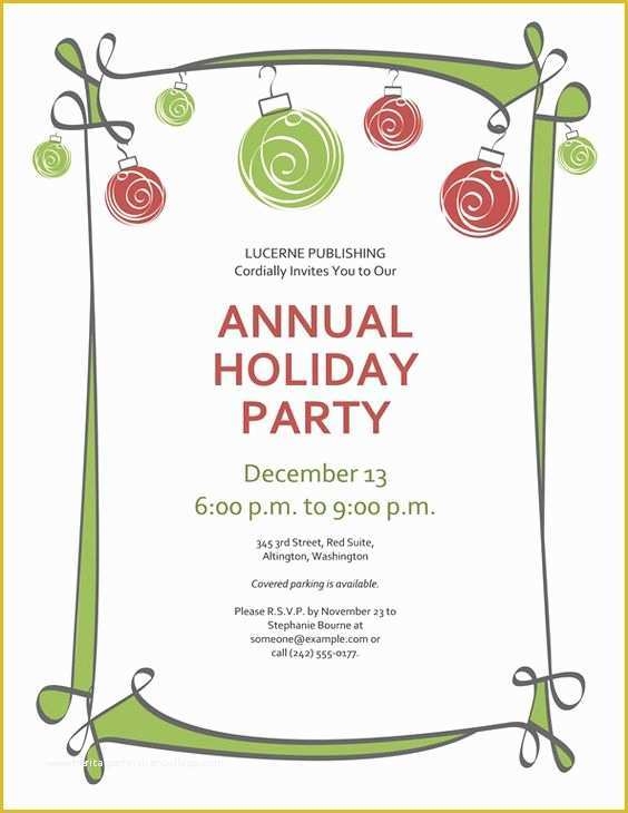 christmas email invitations templates free