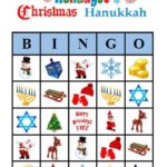 Christmas Hanukkah Bingo 30 Printable Happy Holidays Party Bingo Game