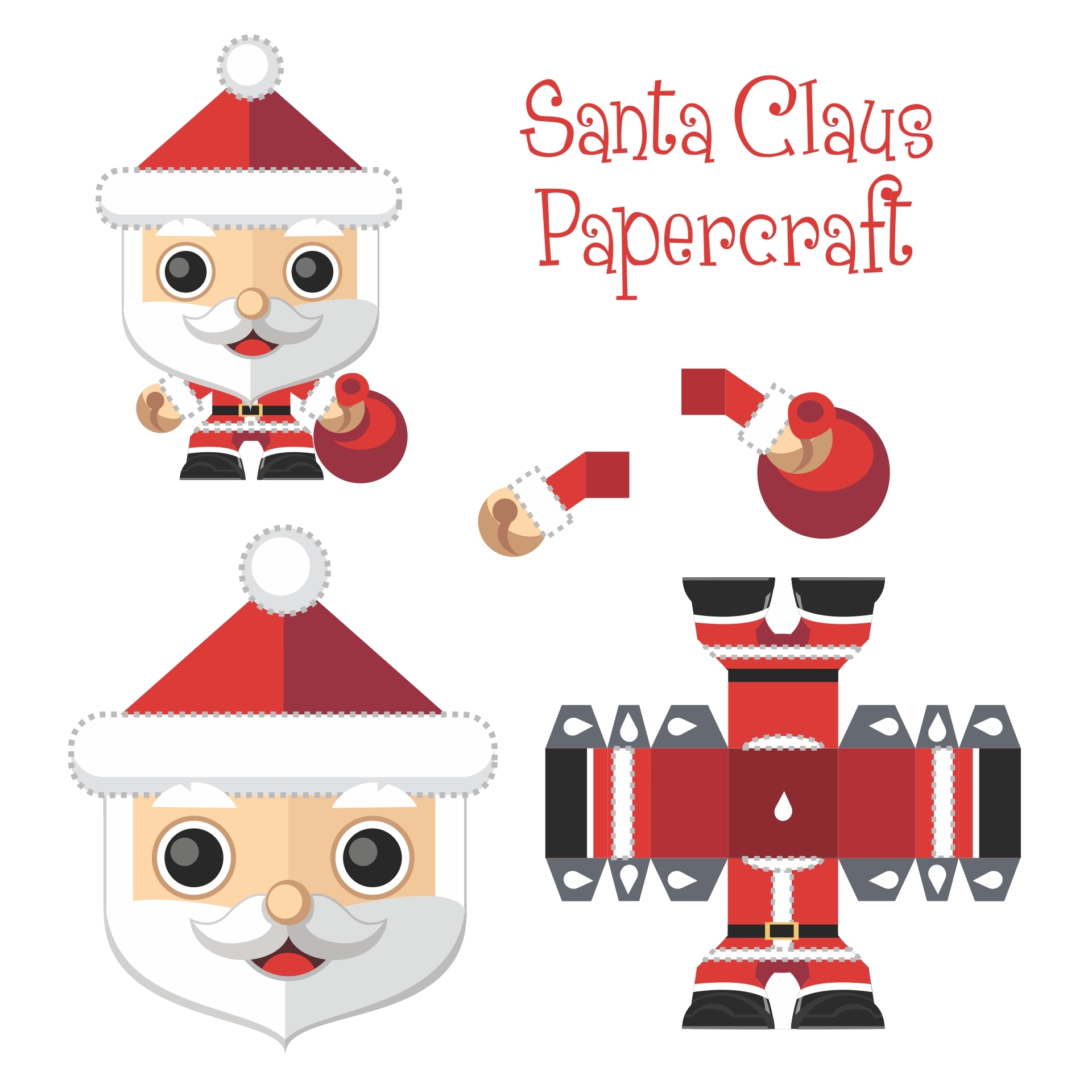 Christmas Paper Craft Templates Psoriasisguru