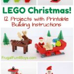 Christmas Projects To Build With LEGO Bricks Printable Building