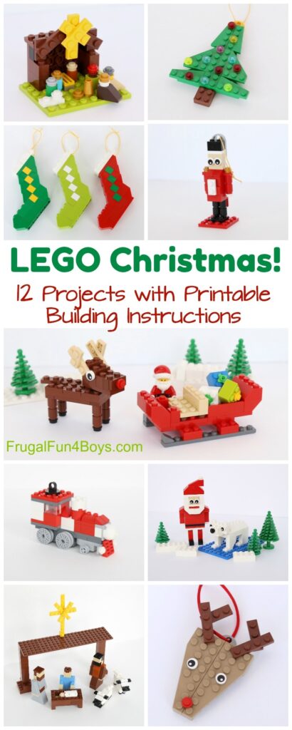 Christmas Projects To Build With LEGO Bricks Printable Building