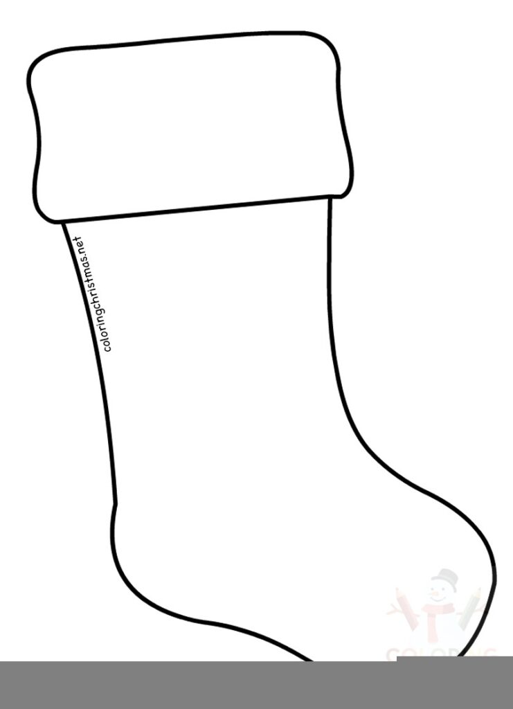 Christmas Stocking Template Printable Free Rossy Printable