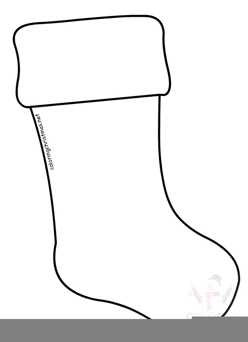 Christmas Stocking Template Printable Free Rossy Printable