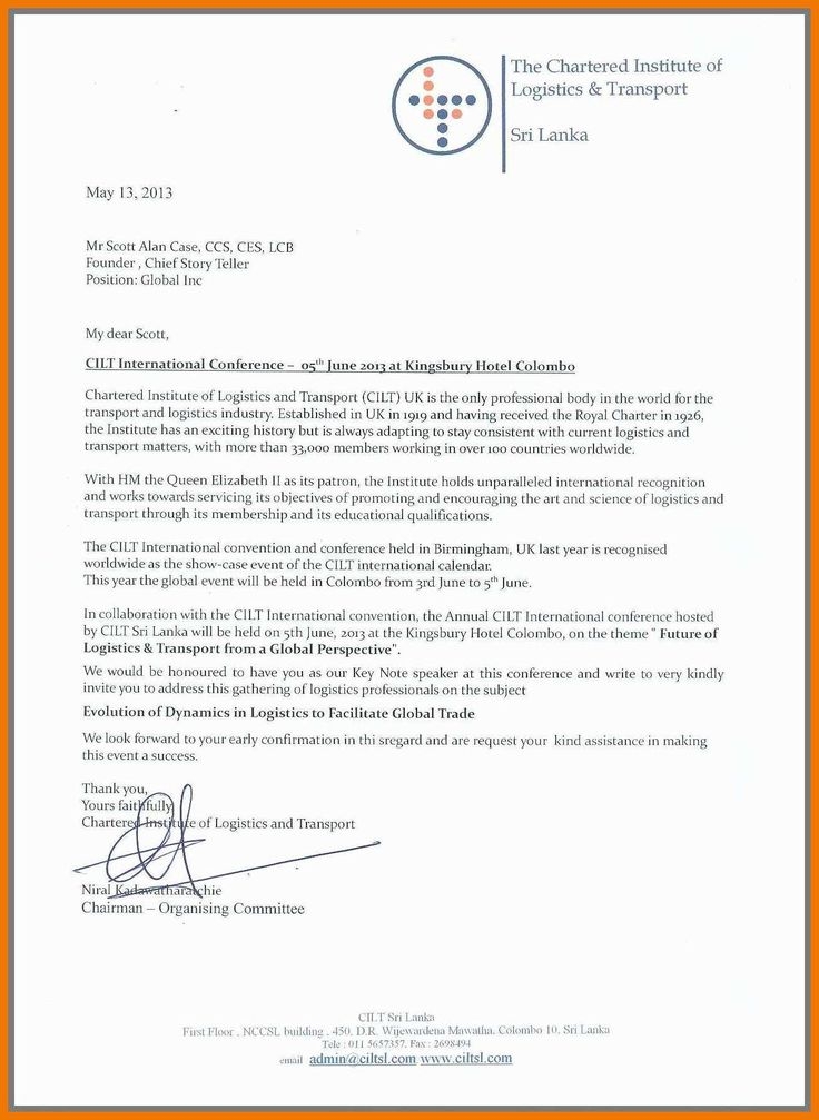 Church Event Invitation Letter