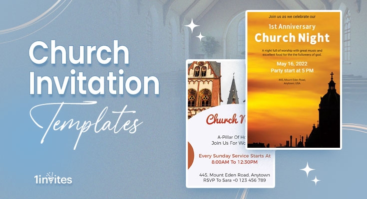 Church Invitation Templates Free Editable Downloadable