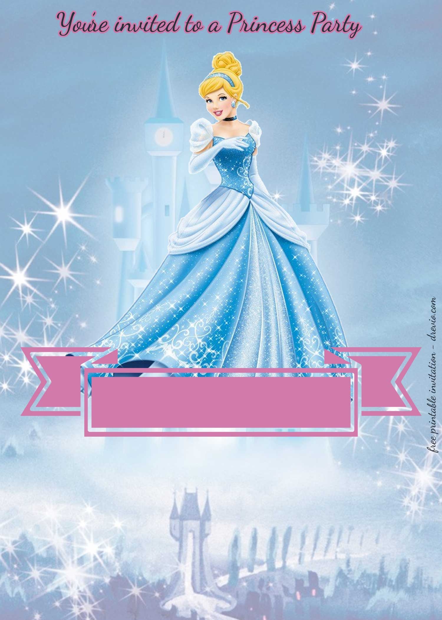 Cinderella Invitations Templates Free Printable Word Searches