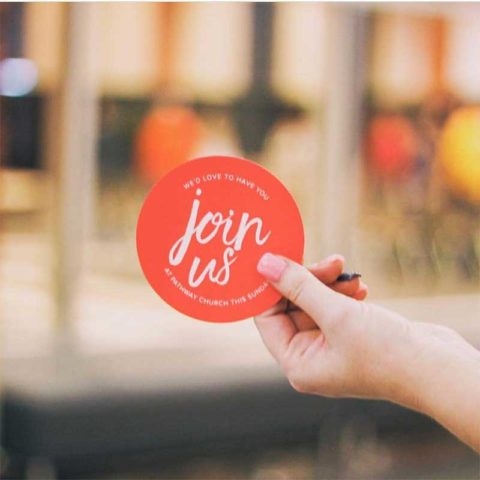 Circle Invitation Cards Radiant Printing