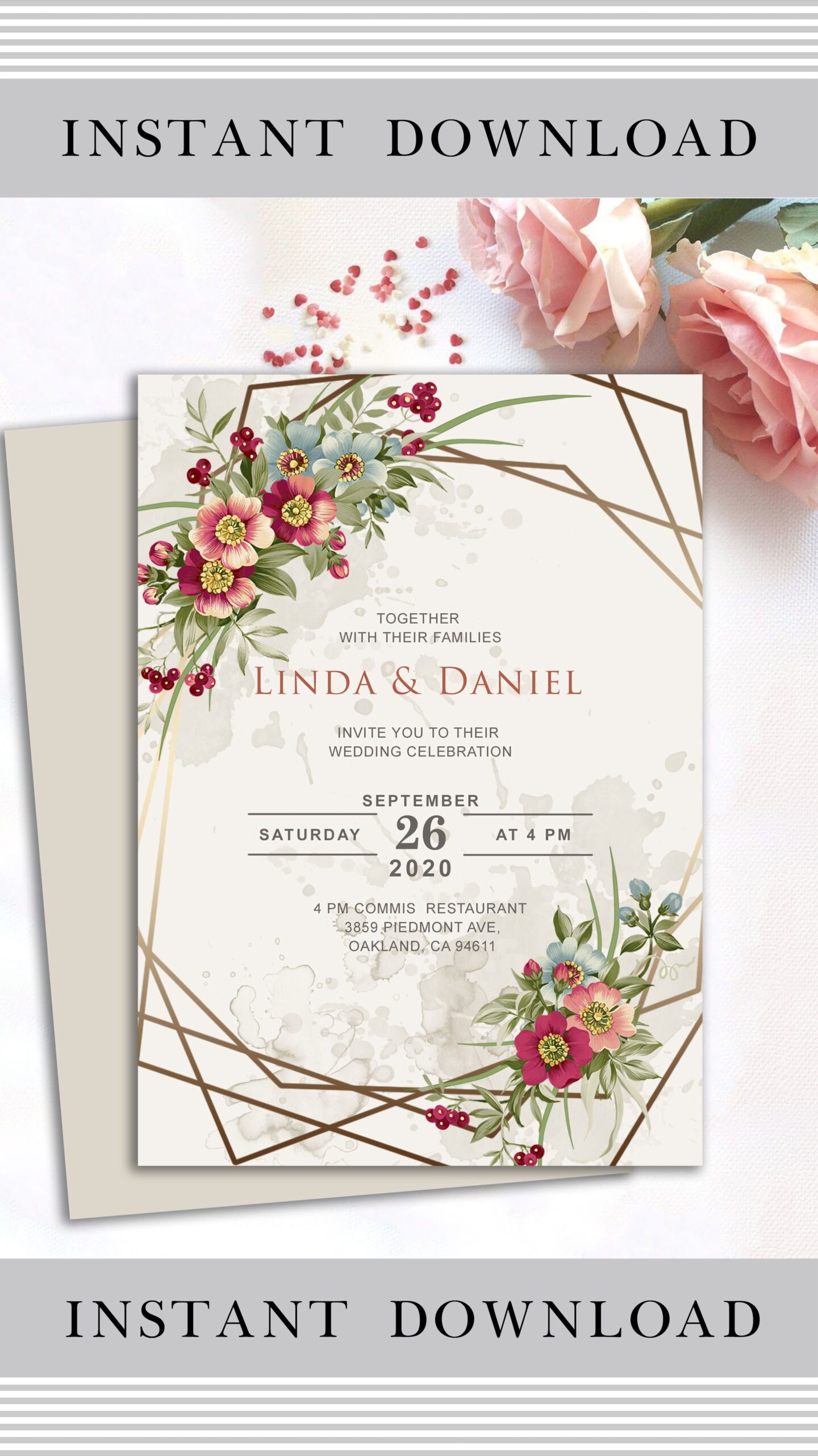 Civil Wedding Invitation Templates