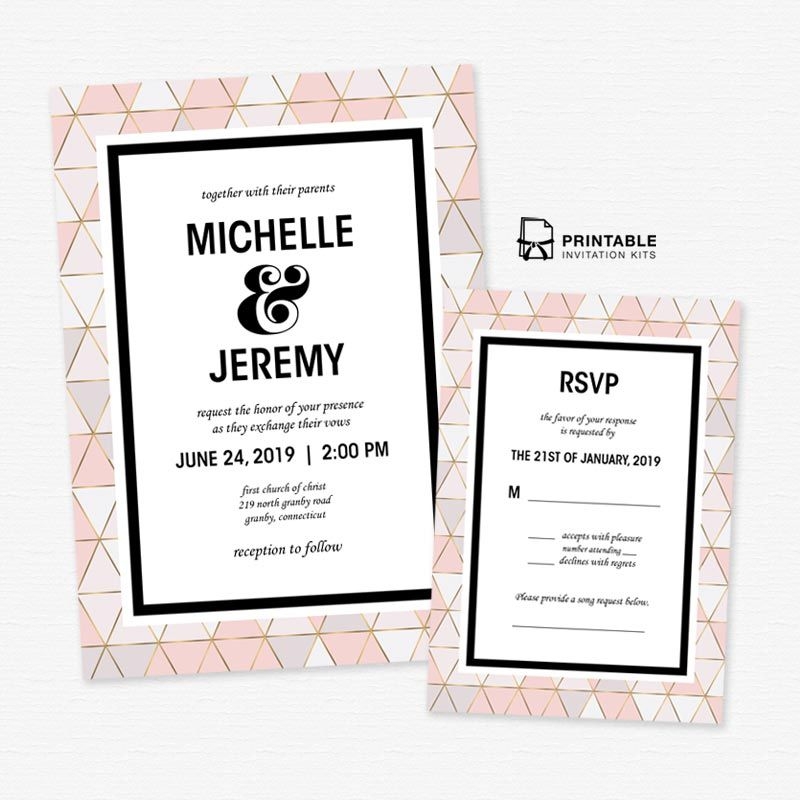 civil wedding invitation templates