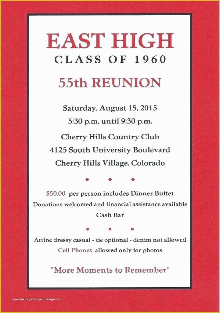 Class Reunion Invitation Templates Free Of Class Reunion Invitation 