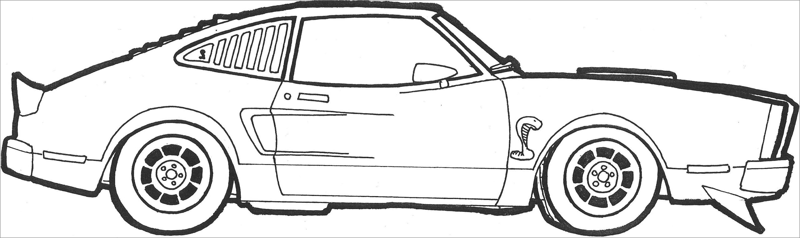 Classic Car Coloring Pages
