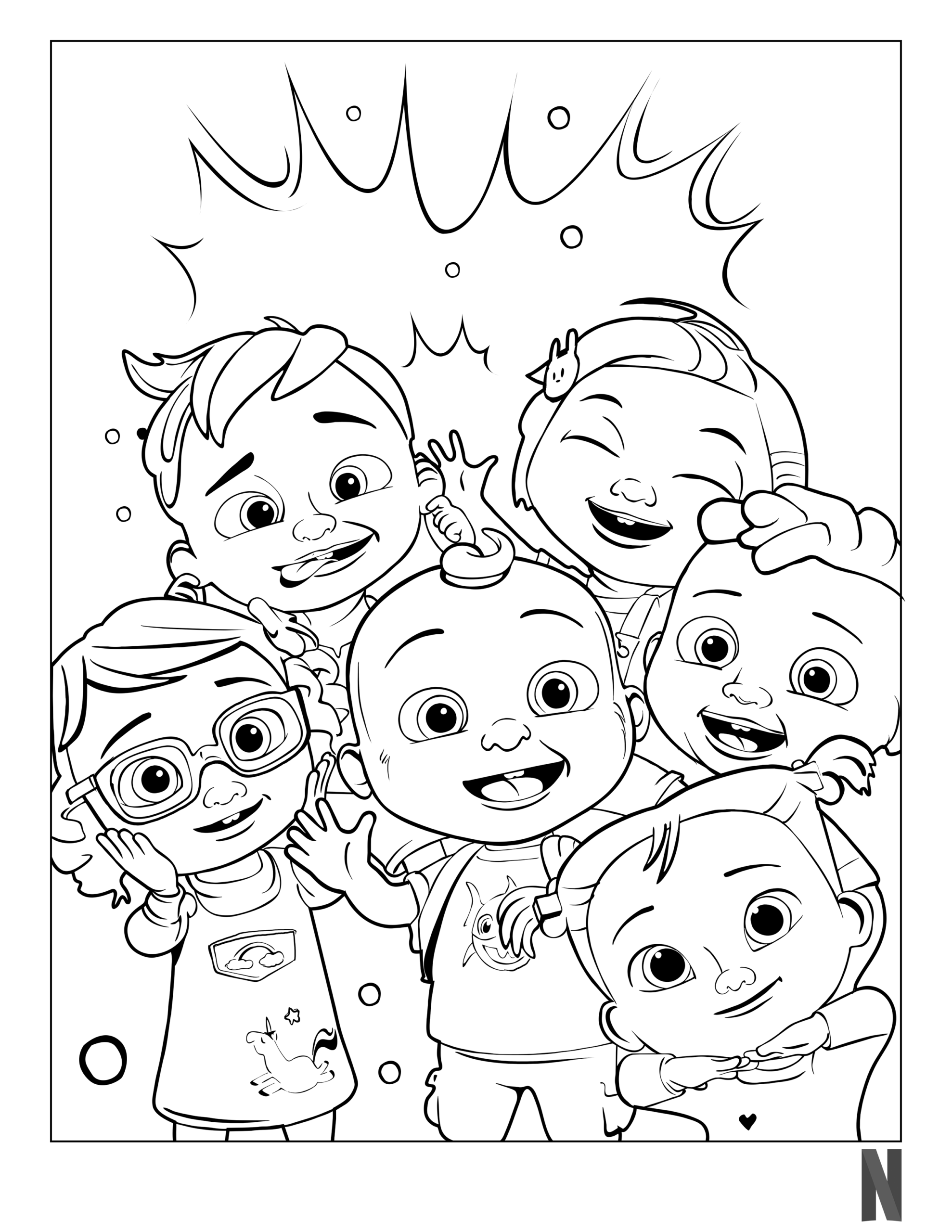Cocomelon Coloring Pages