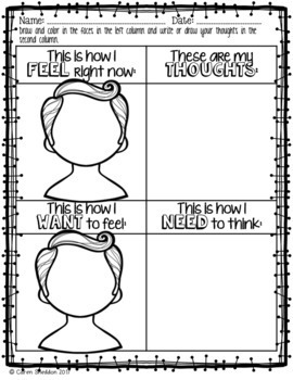 cognitive behavior worksheet