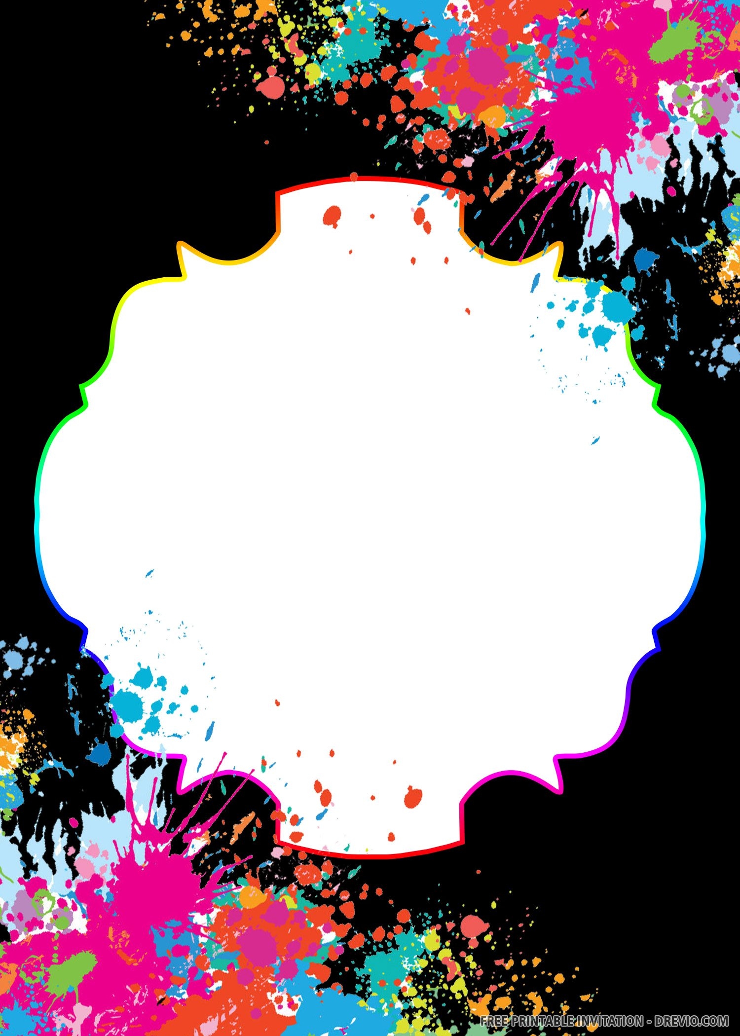 Colorful Invitation Templates