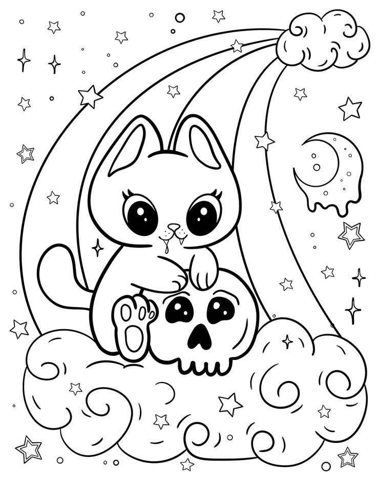 Coloring Book Cute And Creepy Kawaii Pastel Goth Iryna Radziievska