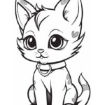 Coloring Page Of Adorable Animal