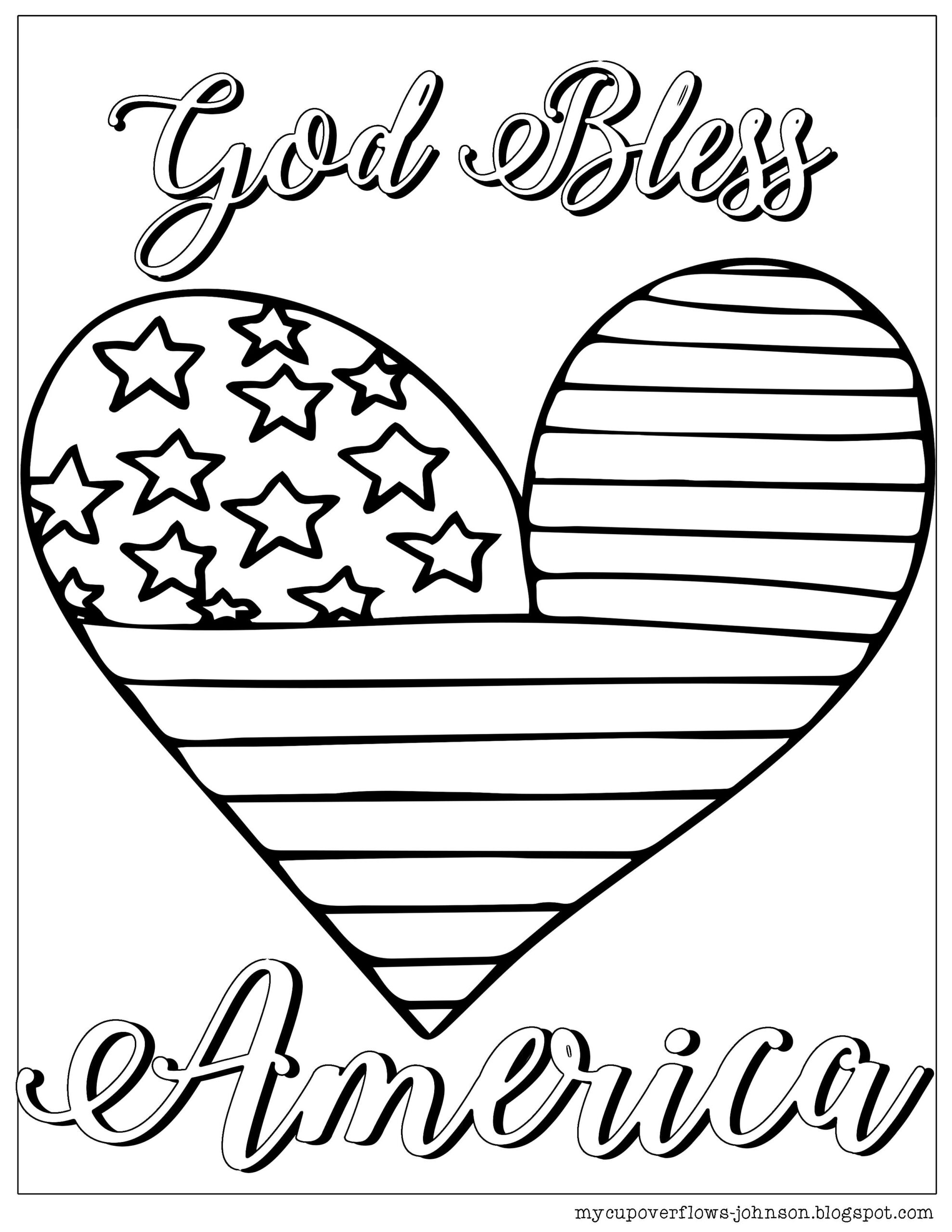 July Coloring Pages