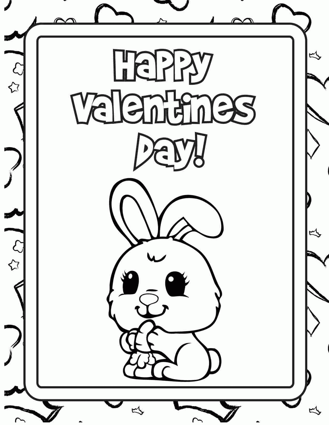 Coloring Pages For Valentines Cards Coloring Home