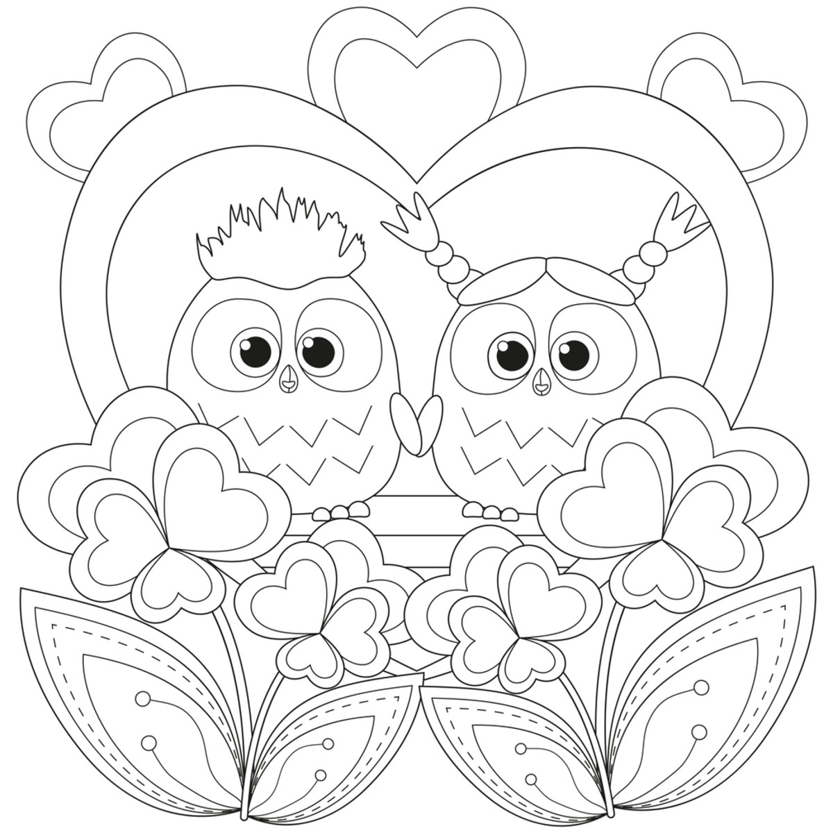 Coloring Pages For Valentines Printable Home Design Ideas