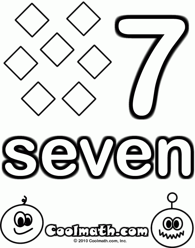 Coloring Pages Numbers Printable Number Coloring Book Etsy Images