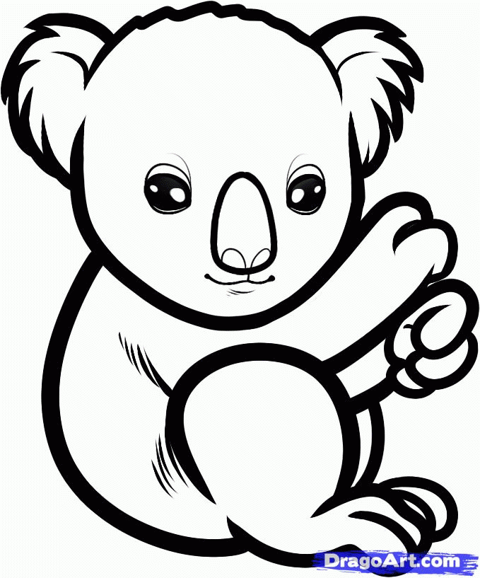 Coloring Pages Of Koala Bears Coloring Home
