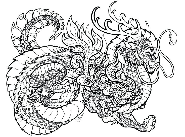 Coloring Pages Of Realistic Dragons At GetDrawings Free Download