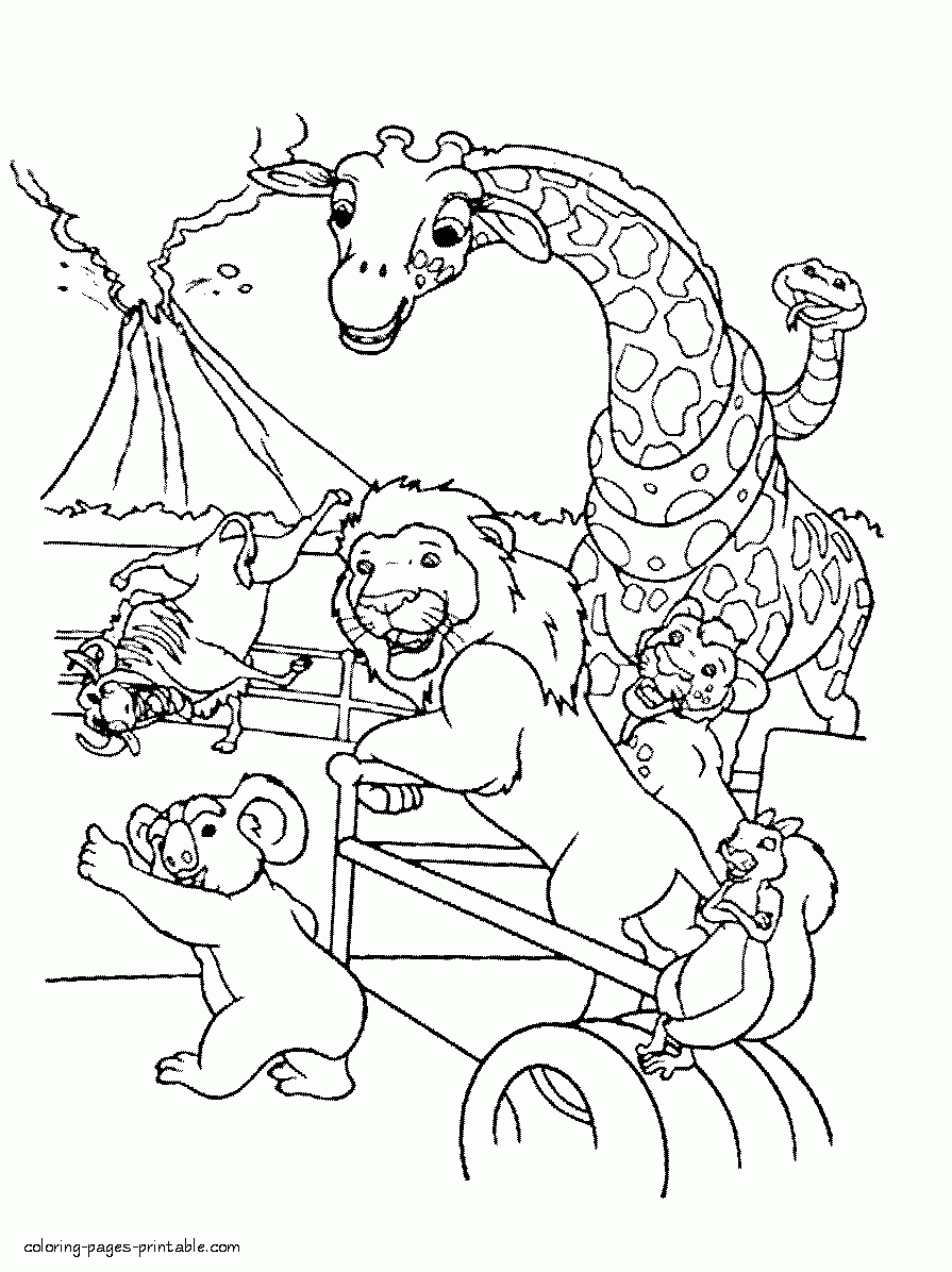 Coloring Pages Of The Animals From The Wild Kratts COLORING PAGES