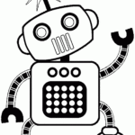 Coloring Pages Robot Coloring Home