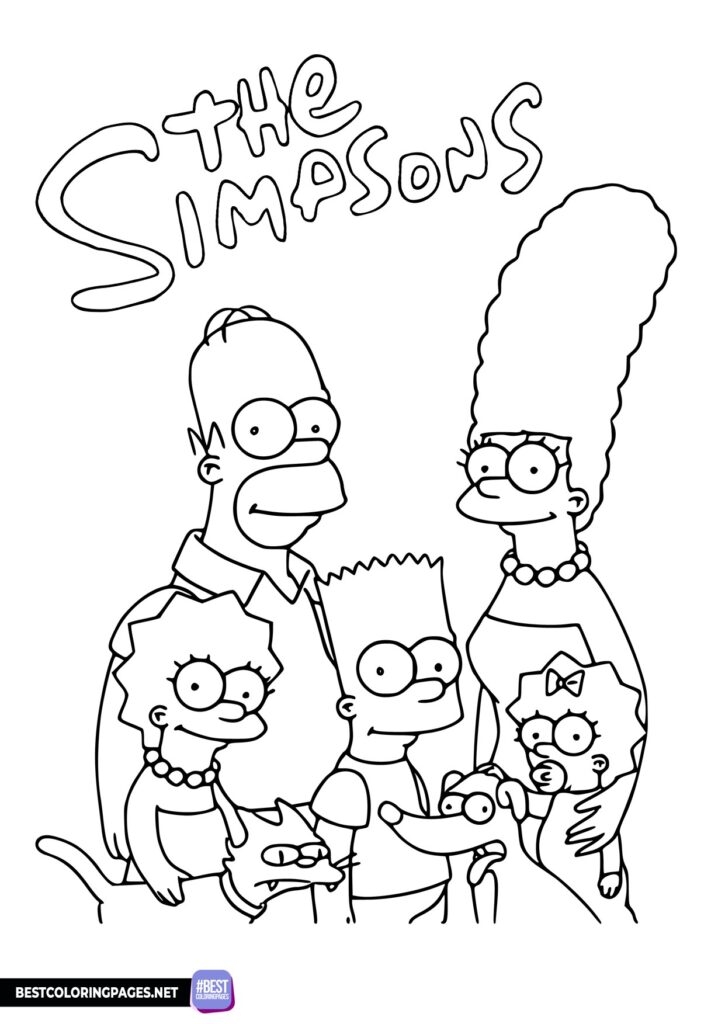 Coloring Pages The Simpsons