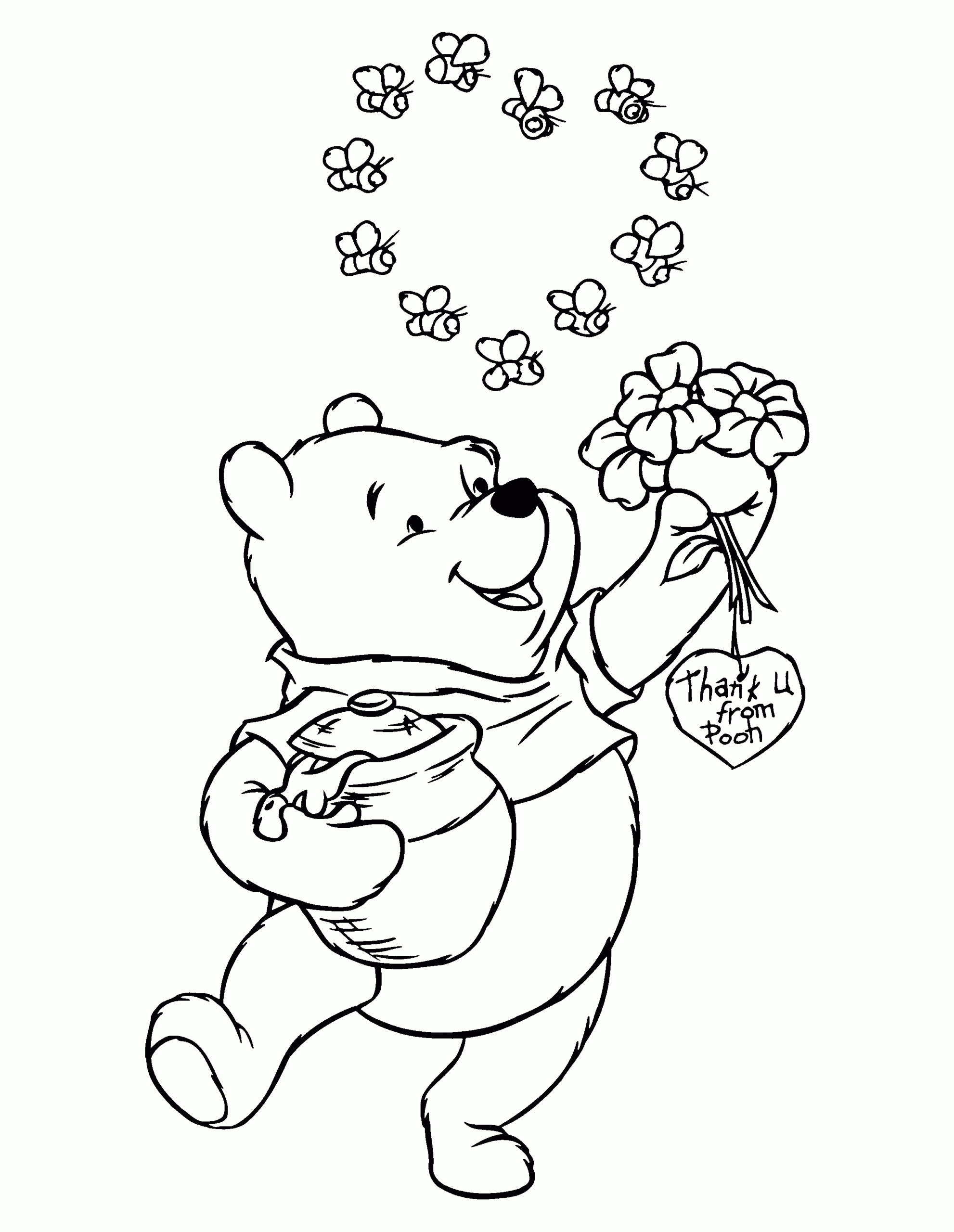 Coloring Pages Winnie The Pooh