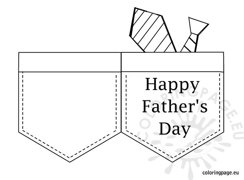 Coloring Printable Fathers Day Cards