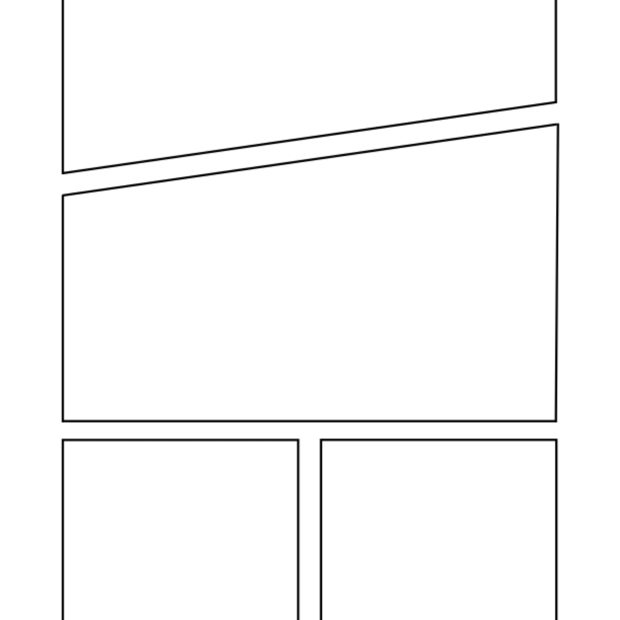 free printable comic strip template pdf