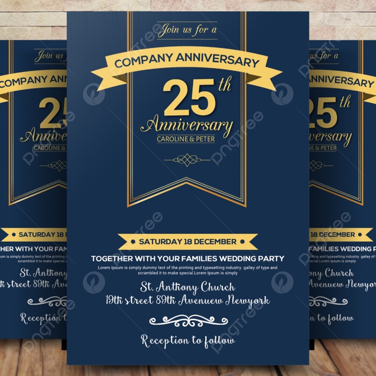 Company Anniversary Invitation Templates