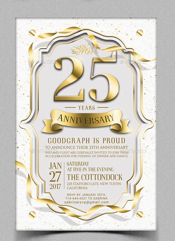 company anniversary invitation templates